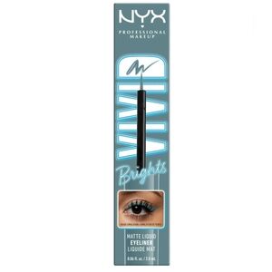 NYX Professional Makeup Vivid Bright Matte Liquid Eyeliner, Cyan Simp, 0.06 fl